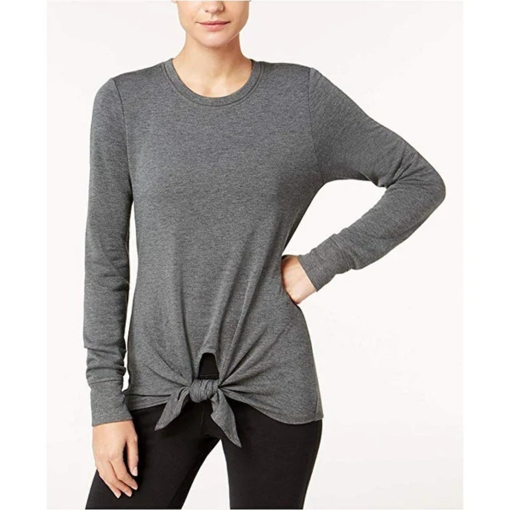 NWT Ideology Charcoal Heather Sweatshirt Size L - Picture 1 of 8